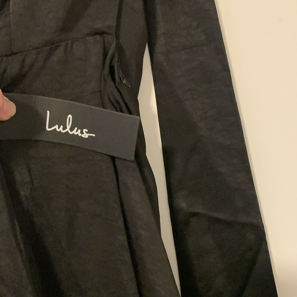 Lulus black silk jumpsuit in size Medium - Picture 2 of 9